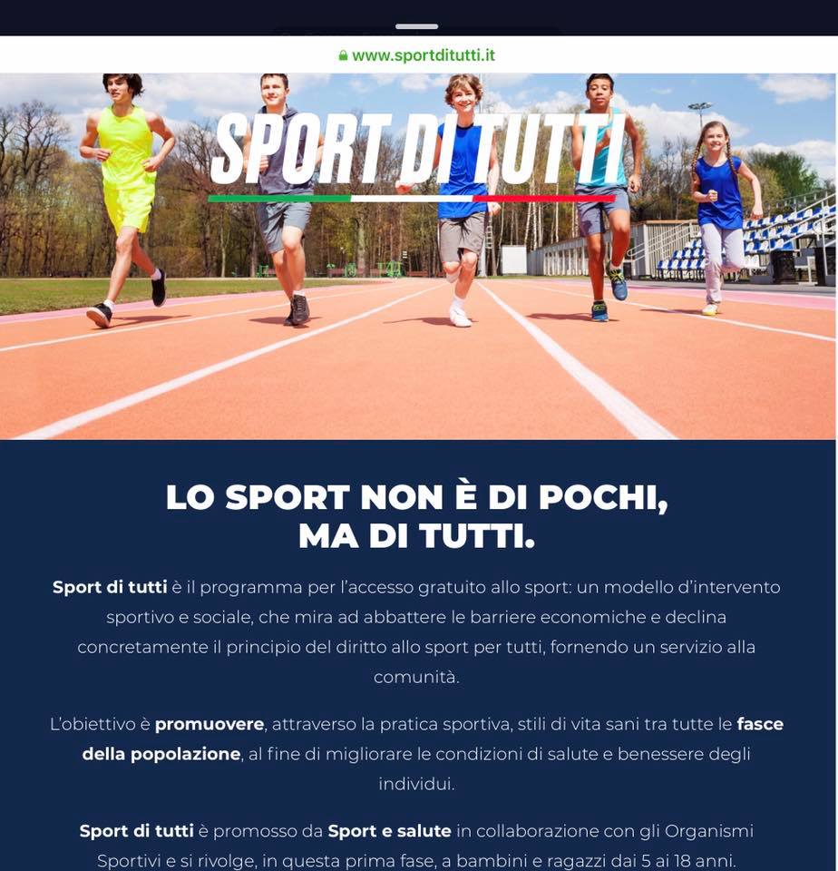 Lo sport sales è salutare